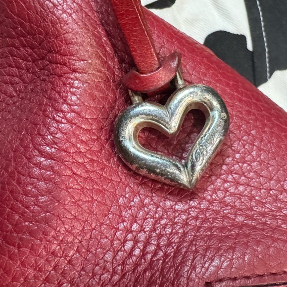 Vintage Y2K Brighton red leather handbag - Picture 6 of 16